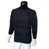 Vintage Turtleneck Trui Kleuterschool Mesh Navy 90s