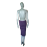 HH BY Hache Deadstock Archive - Aubergine Belgine Skirt Made in Italy