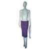 Hh by Hache Archive Deadstock – Jupe Ceinturée Aubergine Made in Italy