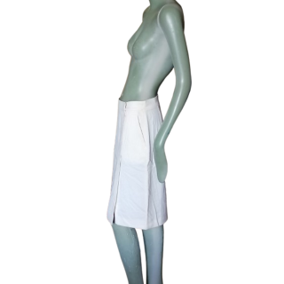 Lawrence Steele 100% virgin wool archive skirt Made in Italy Deadstock Y2K