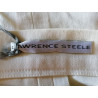 Lawrence Steele Gonna di archiviazione in lana vergine al 100% Made in Italy Deadstock Y2K