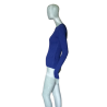 Simultaneous Archive – Pull maille côtelée bleu cobalt Deadstock