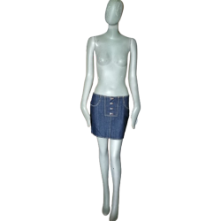 Armani Jeans AJ Archive PE 2004 Capo Campione Denim Skirt