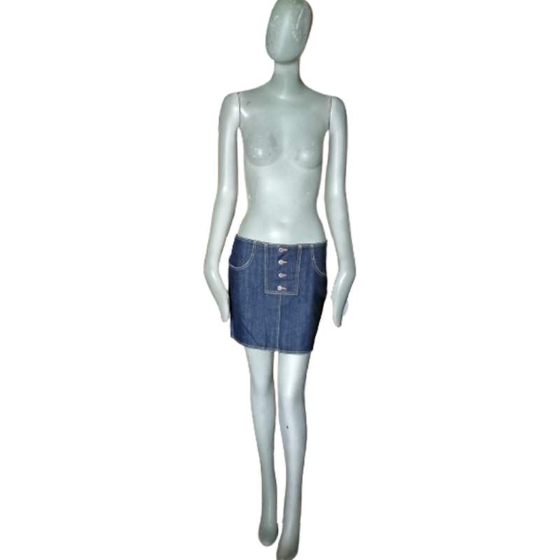 Armani Jeans AJ Archive PE 2004 Capo Campione Denim Falda