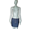 Armani Jeans AJ Archive PE 2004 Capo Campione Denim Skirt