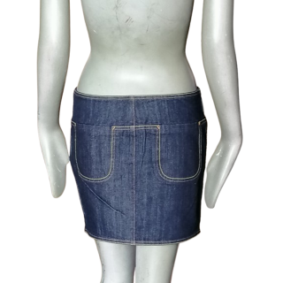Armani Jeans AJ Archive PE 2004 Capo Campione Denim Falda