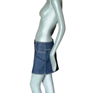 Armani Jeans AJ Archive PE 2004 Capo Campione Denim Falda