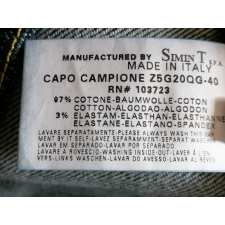 Armani Jeans AJ Archive PE 2004 Capo Campione Denim Skirt