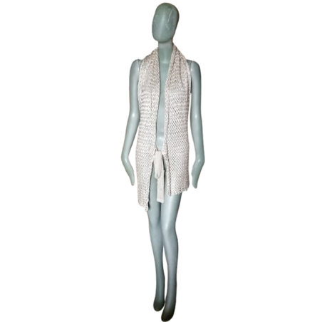 Trussardi Jeans - Showroom Archive Metallic Mesh Backless Back