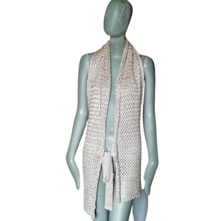Trussardi Jeans - Showroom-archief metallic mesh backless-achterkant