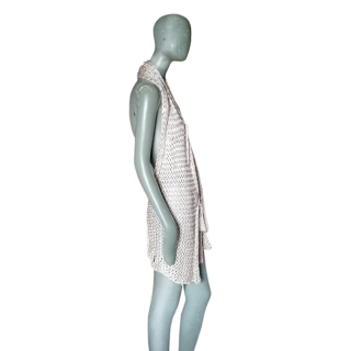 Trussardi Jeans - Showroom-Archiv Metallic Mesh Backless Rücken