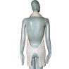 Trussardi Jeans - Showroom Archive Metallic Mesh Backless Back