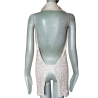 Trussardi Jeans - Showroom Archive Metallic Mesh Backless Back