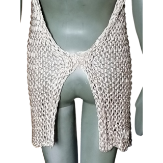 Trussardi Jeans - Showroom Archive Metallic Mesh Backless Back