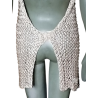 Trussardi Jeans - Showroom-archief metallic mesh backless-achterkant