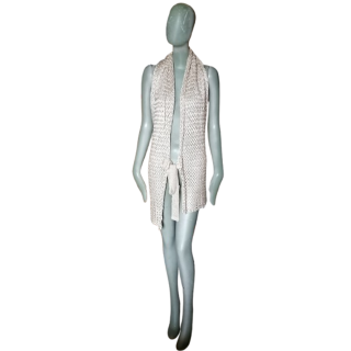 Trussardi Jeans - Showroom Archive Metallic Mesh Backless Back