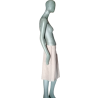 Victor Alfaro - Beige Wol Mesh Rok Made in Italy, NWT