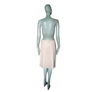 Victor Alfaro - Beige Wol Mesh Rok Made in Italy, NWT