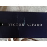 Victor Alfaro - Beige Wol Mesh Rok Made in Italy, NWT