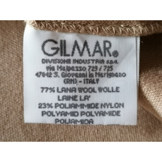 Victor Alfaro - Falda de malla de lana beige hecha en Italia, NWT