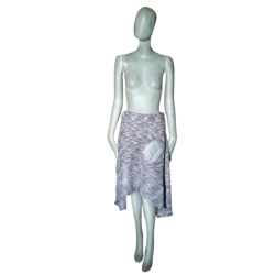 Vintage asymmetrische Rock Mohair Adigia Collection Y2k