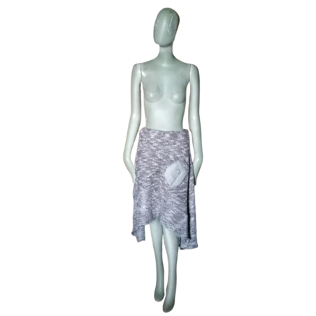 Vintage ASYmmetric Skirt Mohair Adigia Collection Y2K