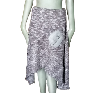 Vintage ASYmmetric Skirt Mohair Adigia Collection Y2K