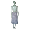 Falda asimétrica de la vendimia Mohair Adigia Collection Y2K