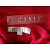 Vintage tira misis y2k fucsia con fiori scintillanti