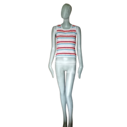 Balajo Y2k in Italien gestreift gestreifter Mesh-Tank Top