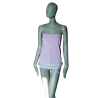 2Die4 TIRELLA Wandelbarer Bustier-Rock, Deadstock, Y2K