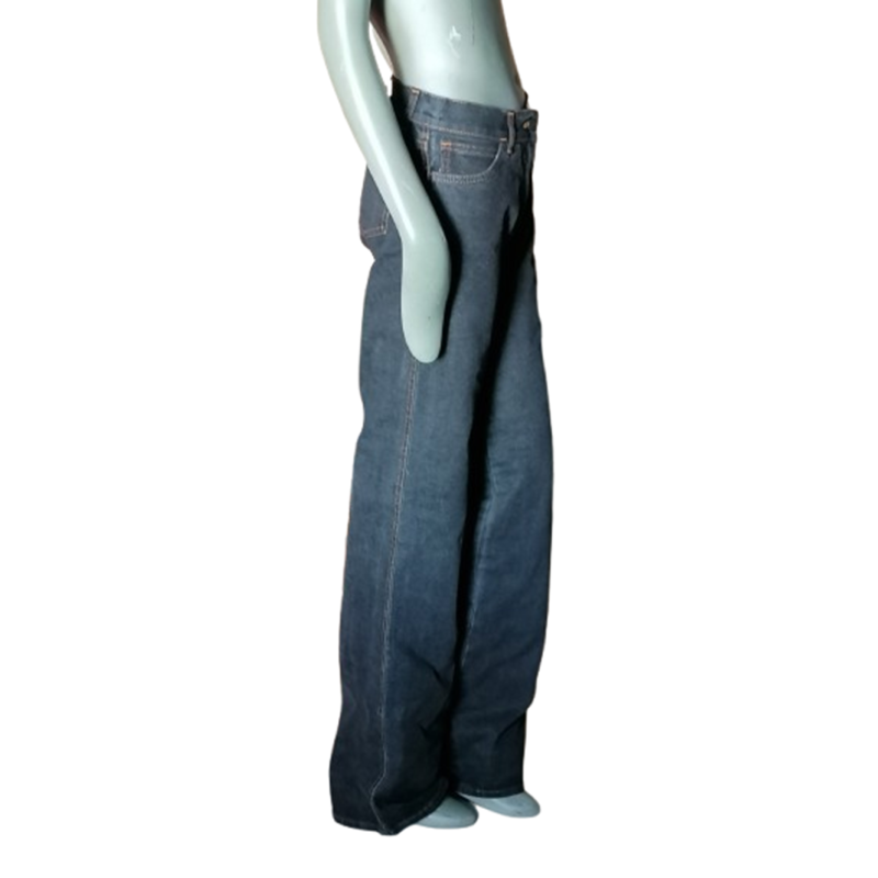 Jeans antracite vintage Oppio Archivio Made in Italy - Ampia tazza Y2K