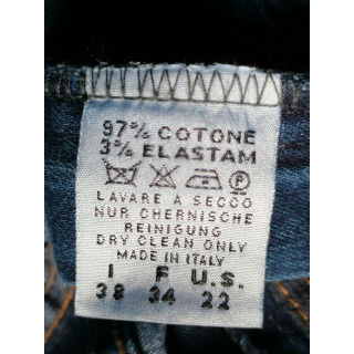 Louro de jean Oppio Moda feita em Itália Deadstock Y2K
