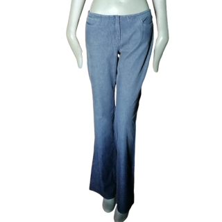 Marina Rinaldi Voyage - calças jeans de gradiente vintage y2k
