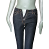 Jean Flare Y2k Oppio in Italien dunkel Indigo Denim