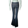 Jean Flare Y2K OPPIO Made in Italy Denim Indigo Foncé