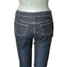 Jean flare y2k oppio feito na Itália Dark Indigo Denim