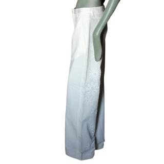 Bikkembergs Arquivo 2000s - padrão floral branco deadstock