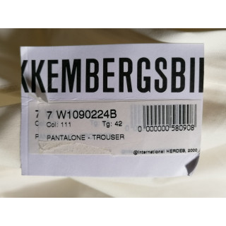 Bikkembergs Archiv 2000er - Weißes Blumenmuster Deadstock