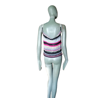 Top vintage Voyage by Marina Rinaldi 2003 - Y2K Deadstock Mesh