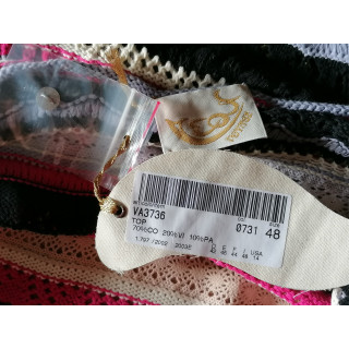Top Vintage Voyage da Marina Rinaldi 2003 - Mesh di Deadstock Y2K