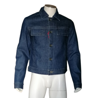 Bikkembergs Aw Archive - Feito em Itália Deadstock feita na Jaqueta Denim Itália