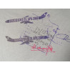 Mandarina Duck Archive – T-shirt Passport Deadstock Pré-2008