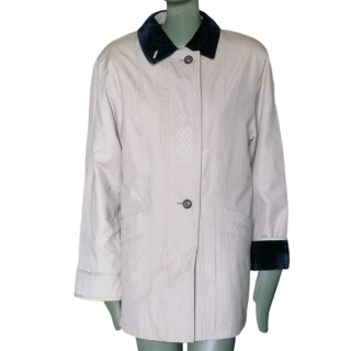 Chaqueta Damart Vintage blanco con contraste col