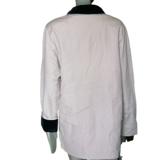 Jaqueta Damart Vintage branco com contraste col