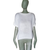 Vintage Sweater Mosquitos White Fine Short Sleeve Mesh