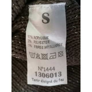Puxe a linha para seguir a malha cintilante Taupe