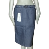 Archive Pencil Skirt Cerruti Jeans Deadstock Effect Coated