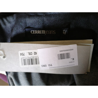 Archive Pencil Skirt Cerruti Jeans Deadstock Effect Coated