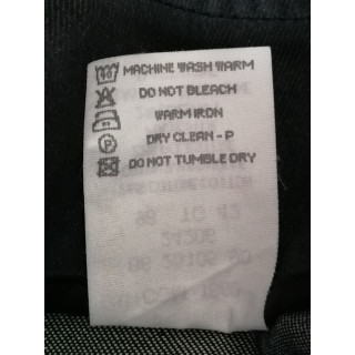Saia de lápis de arquivo Cerruti Jeans Efeito Deadstock revestido
